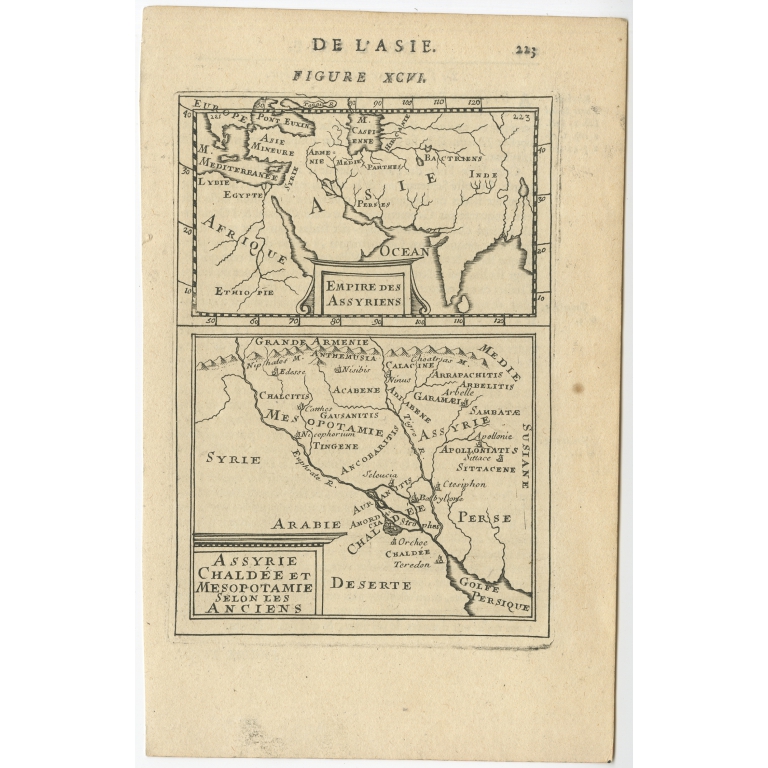 Empire des Assyriens - Mallet (1683)