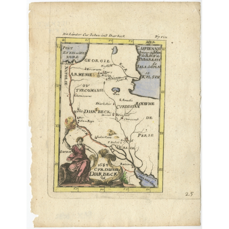 Die länder Curdistan und Diarbeck - Mallet (1719)