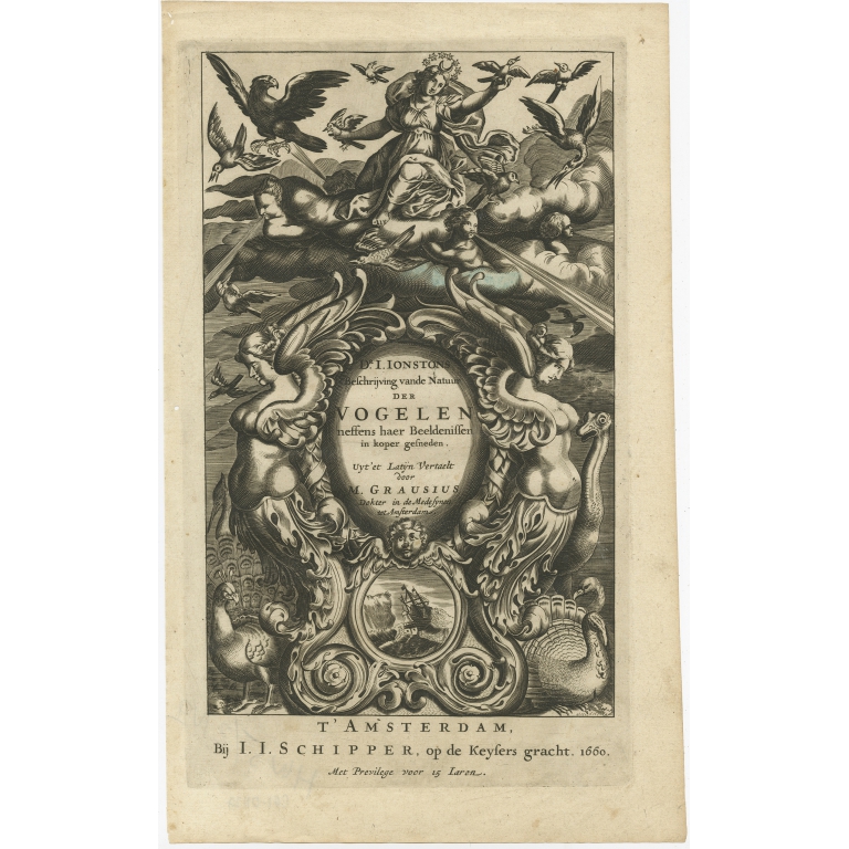 Beschryving van de Natuur der Vogelen - Merian (1660)