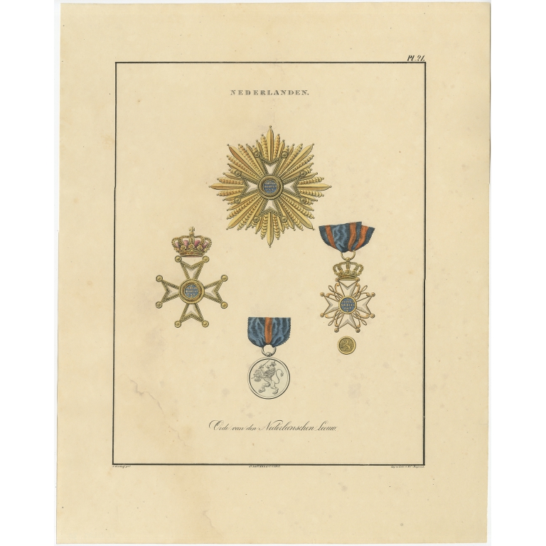 Pl. 21 Nederlanden - Rochemont (1843)
