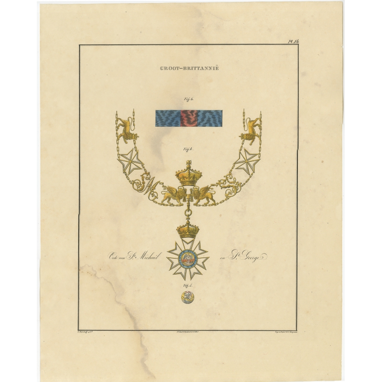 Pl. 14 Groot-Brittannië - Rochemont (1843)