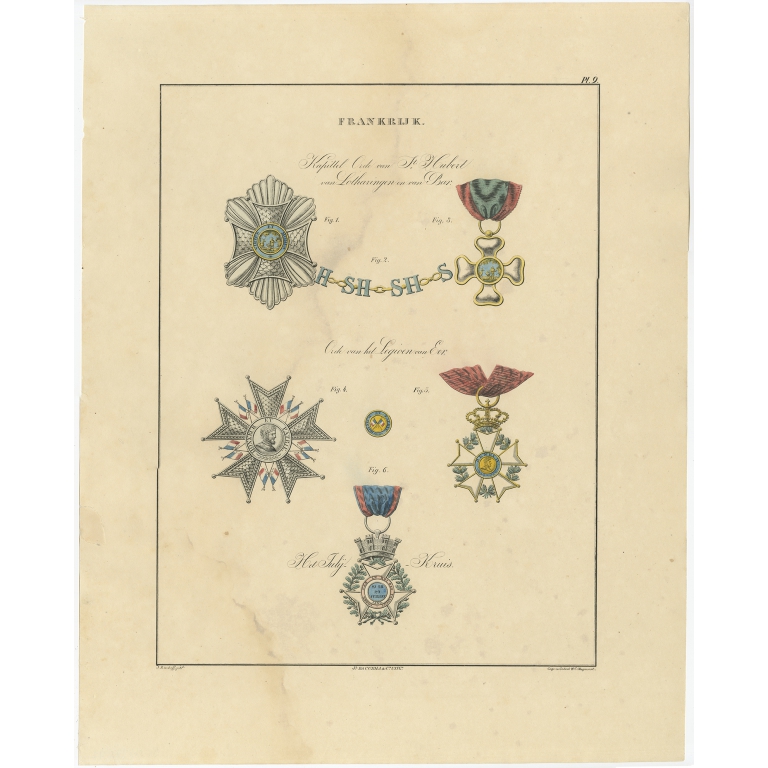 Pl. 9 Frankrijk - Rochemont (1843)