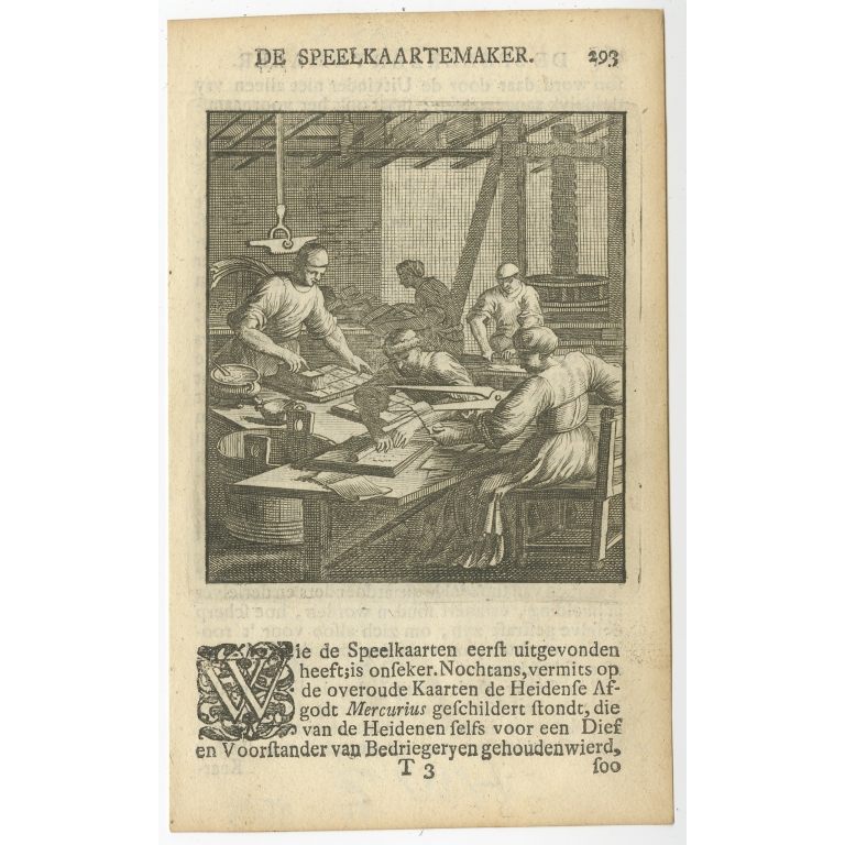 P. 293 De Speelkaartemaker - St. Clara (1717)