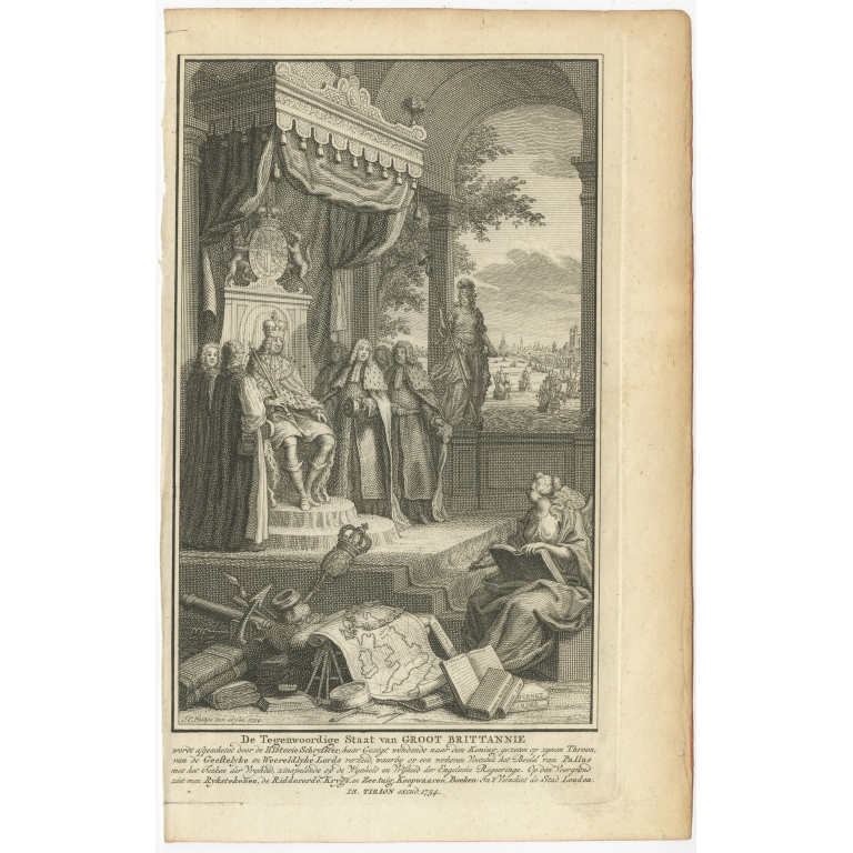 De Tegenwoordige Staat van Groot Brittannie (..) - Tirion (1761)