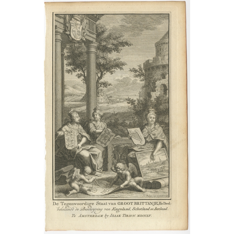 De Tegenwoordige Staat van Groot Brittanje (..) - Tirion (1755)