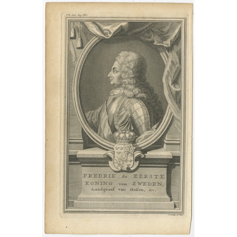 Fredrik de Eerste - Tirion (1735)