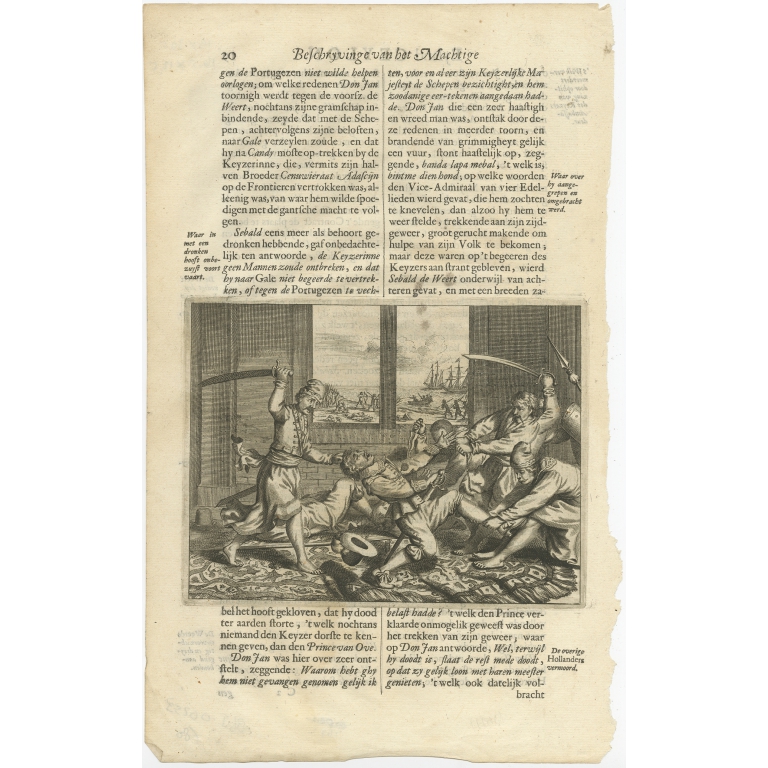 Untitled Print of Sebald de Weert - Baldaeus (1672)
