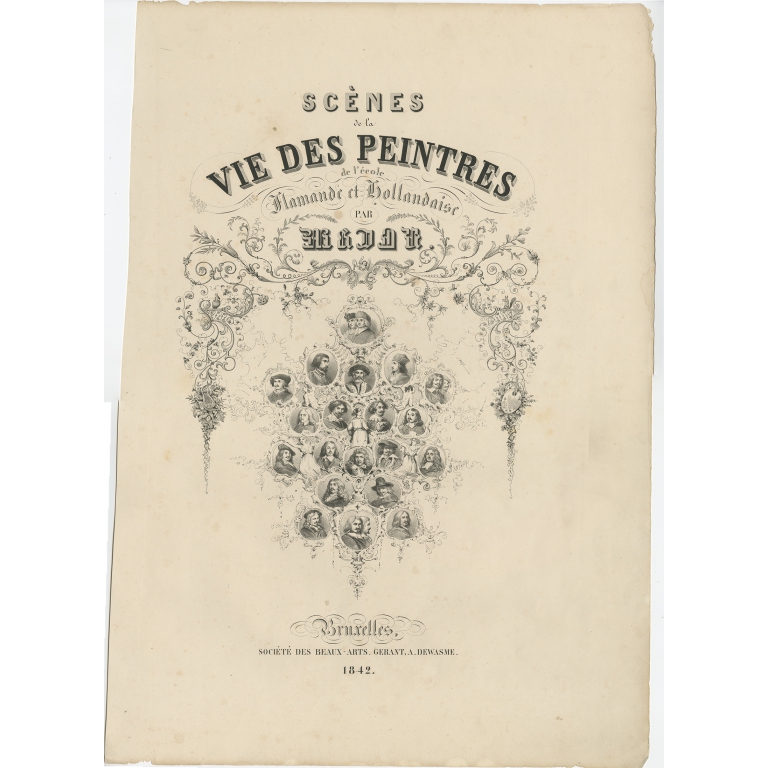 Scènes de la Vie des Peintres (..) - Madou (1842)