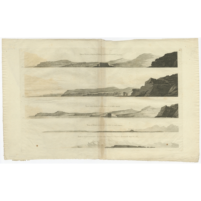 Isles de Sir Charles Saunder Latitude (..) - Cook (c.1774)