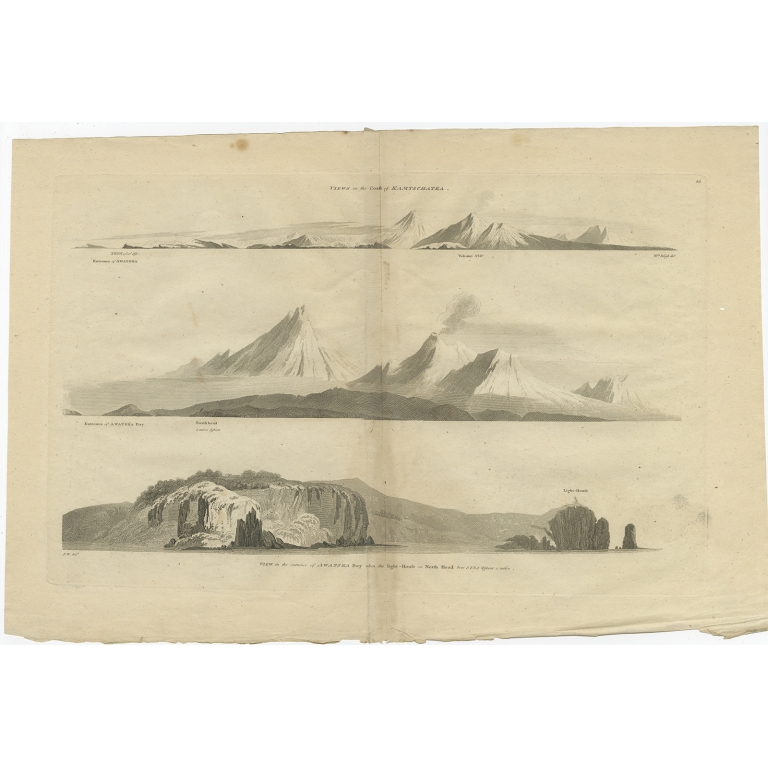 Views of the Coast of Kamtschatka (..) - Cook (c.1784)