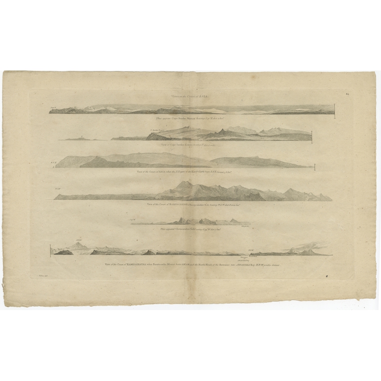 Views of the Coast of Asia (..) - Cook (c.1784)