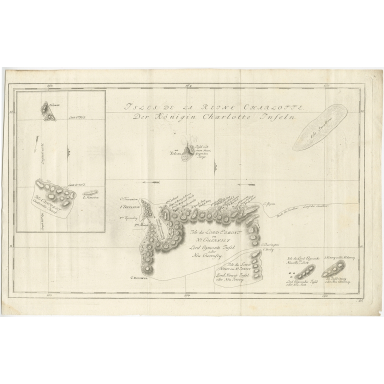 Isles de la Reine Charlotte (..) - Hawkesworth (1774)