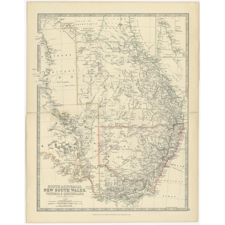 South Australia, New South Wales (..) - Johnston (c.1860)