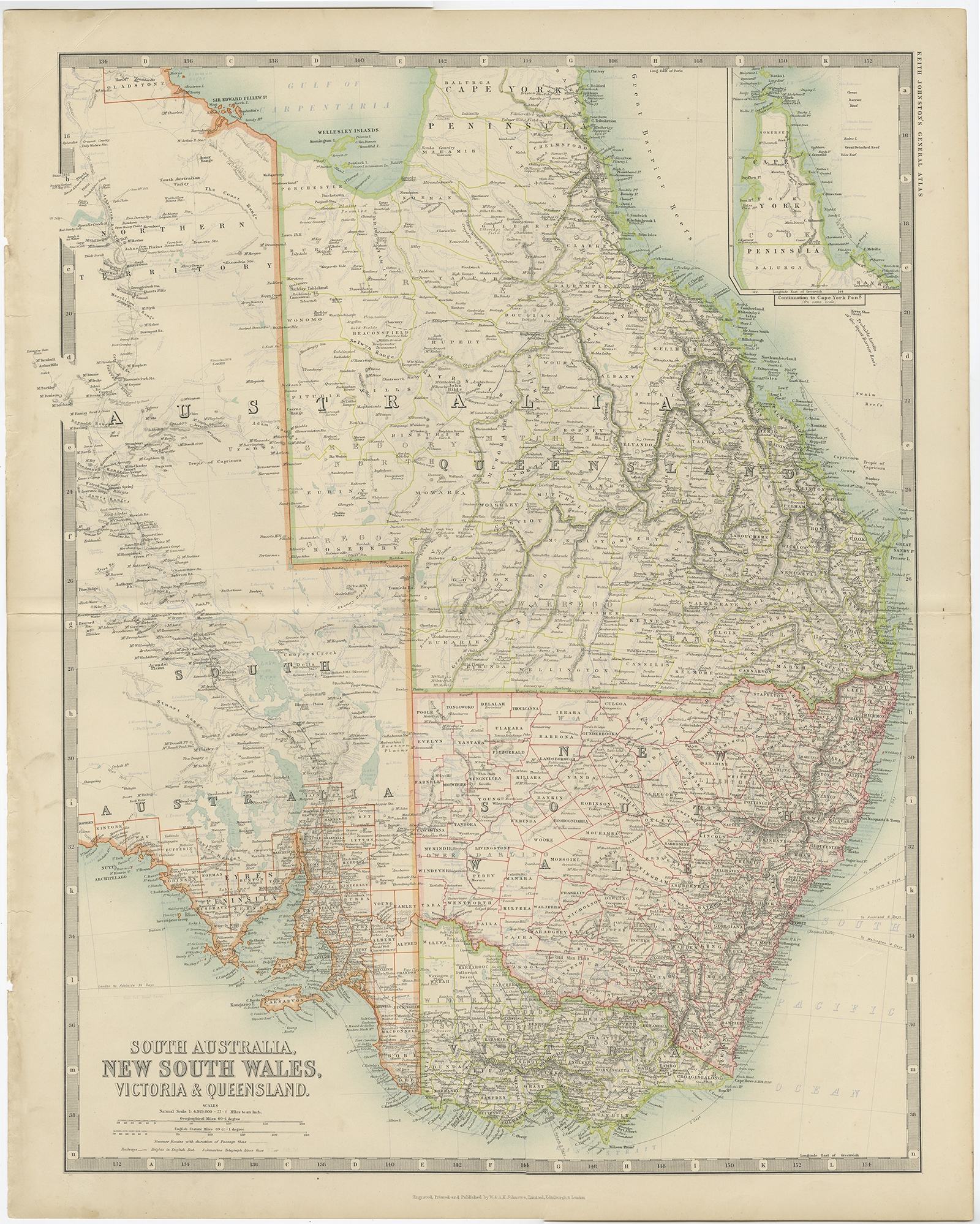 South Australia, New South Wales (..) Johnston (c.1865)
