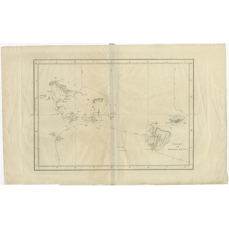 Chart of the Friendly Islands - Harrison (1785)