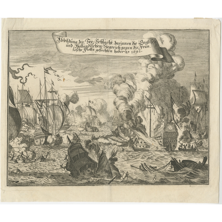 Abbildung der See-Schlacht (..) - Merian (c.1700)