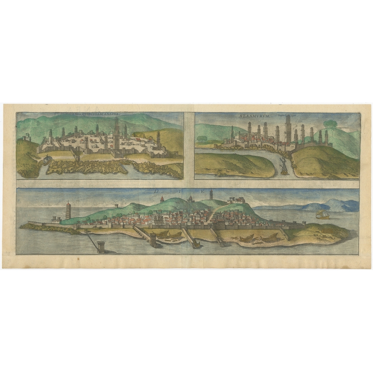 Anfa, Quibusdam Anaffa (..) - Braun & Hogenberg (1574)