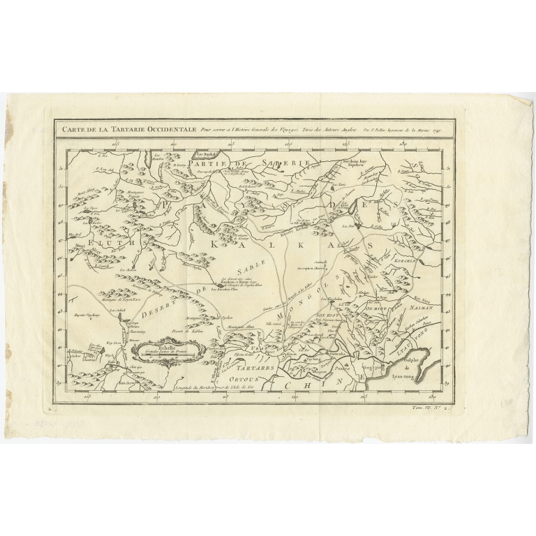 Carte de la tartarie occidentale - Bellin (c.1750)