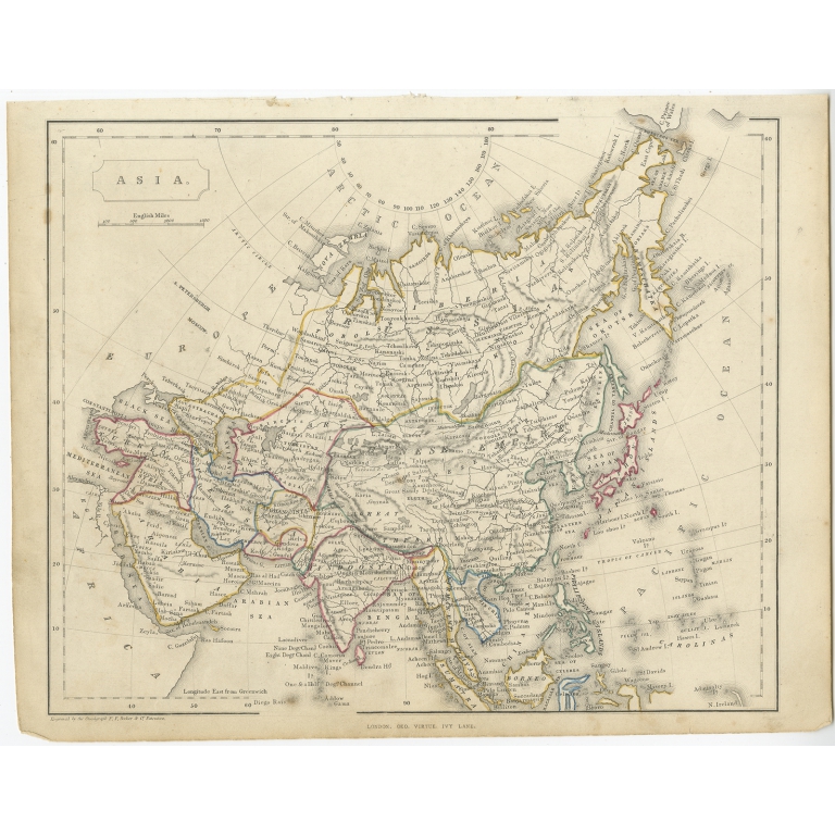 Asia - Becker (c.1860)