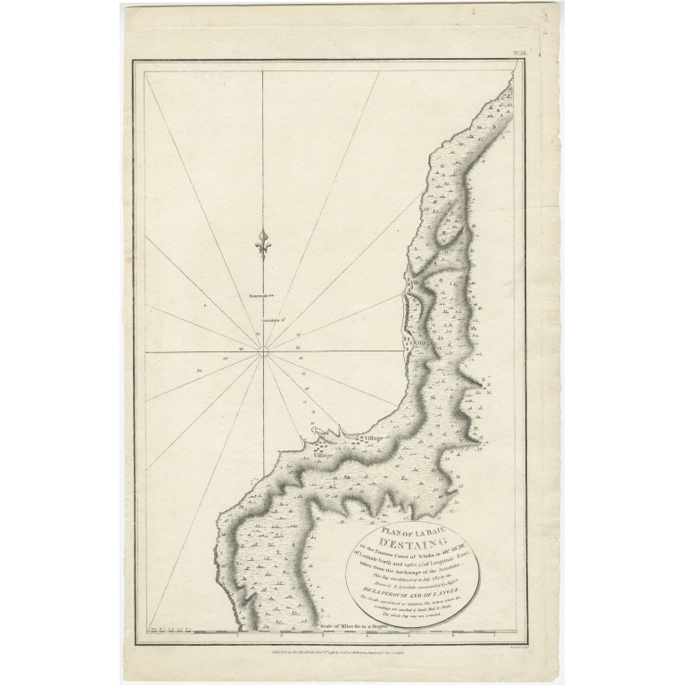 Plan of La Baie d'Estaing - La Perouse (1798)