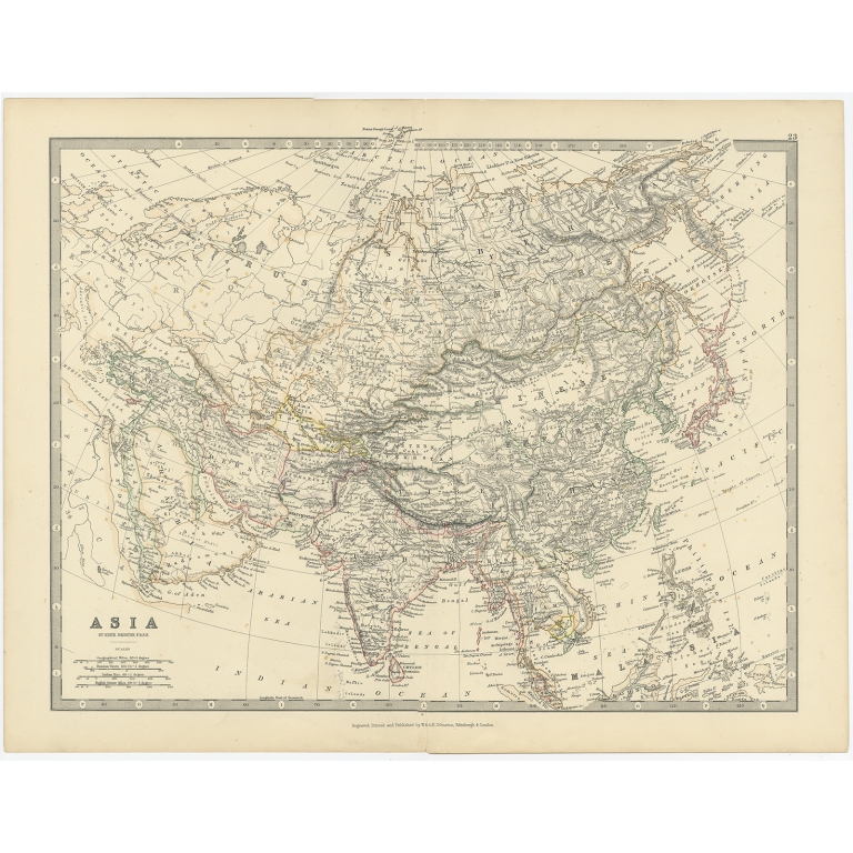 Asia - Johnston (1885)