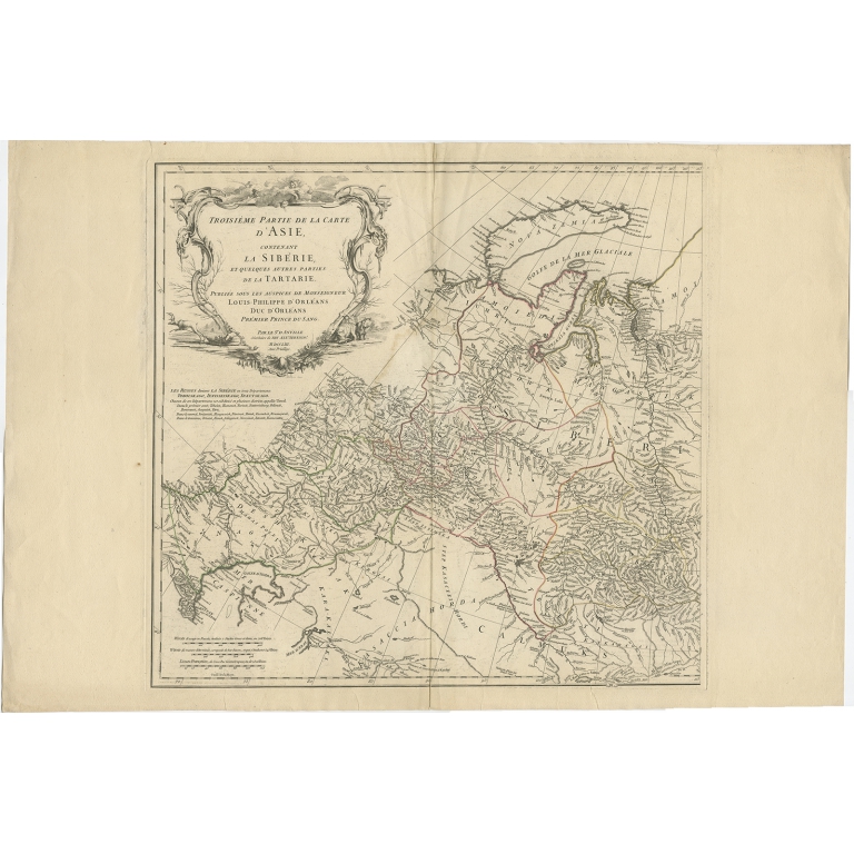 Troisieme Partie de la Carte d'Asie - D'Anville (1753)