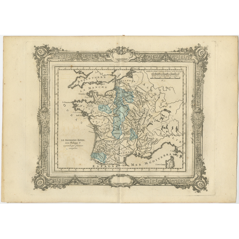 Le Domaine Royal sous Philippe I (..) - Zannoni (1765)