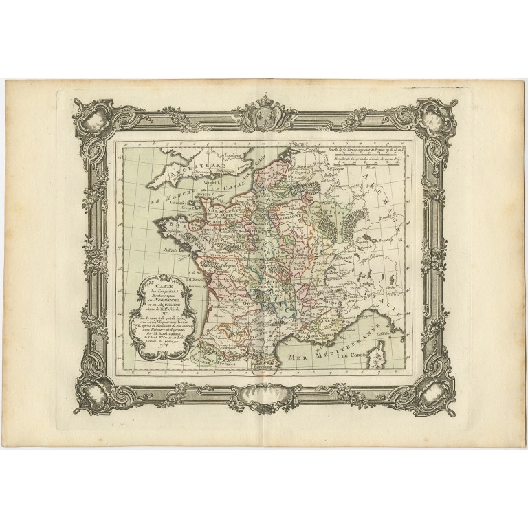 Carte des Conquetea Britanniques (..) - Zannoni (1765)