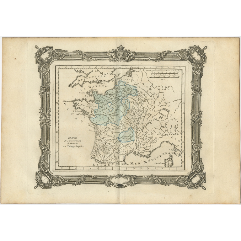 La France sous les Regne de Philippe Auguste (..) - Zannoni (1765)