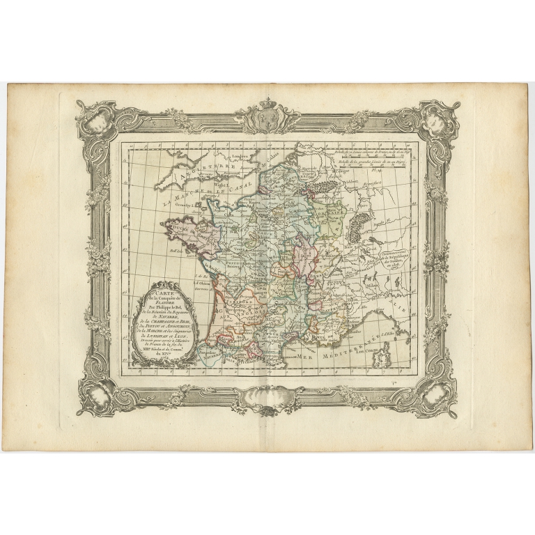 Carte de la Conquete de Flandre (..) - Zannoni (1765)