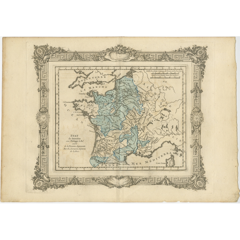 Etat du Domaine sous Philippe (..) - Zannoni (1765)