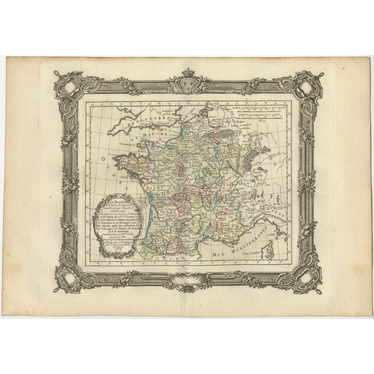 La France sous la fin du Regne de Jean II (..) - Zannoni (1765)