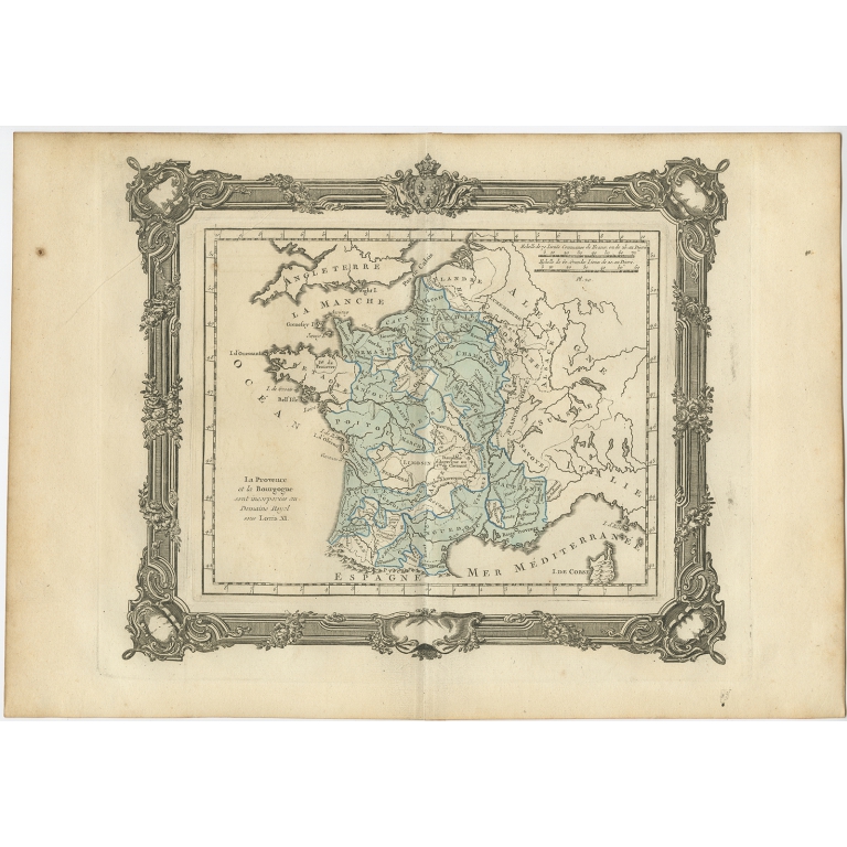 La Provence et la Bourgogne (..) - Zannoni (1765)