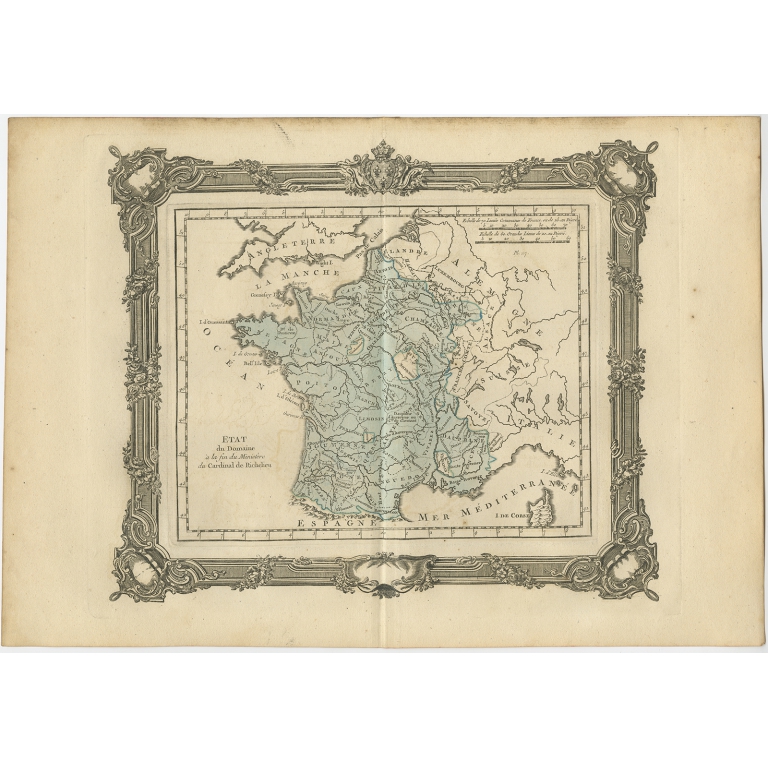 Etat du Domaine à la fin du Ministère (..) - Zannoni (1765)