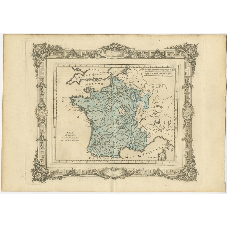 Etat du Domaine a la fin du Ministère (..) - Zannoni (1765)