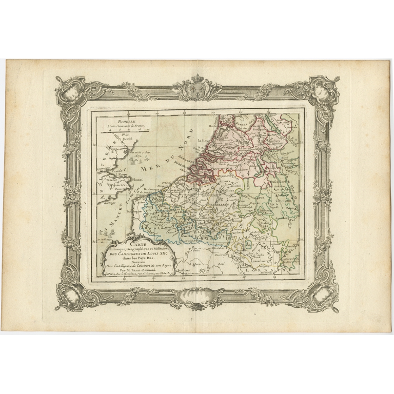 Carte Historique, Geographique et Militaire (..) - Zannoni (1765)