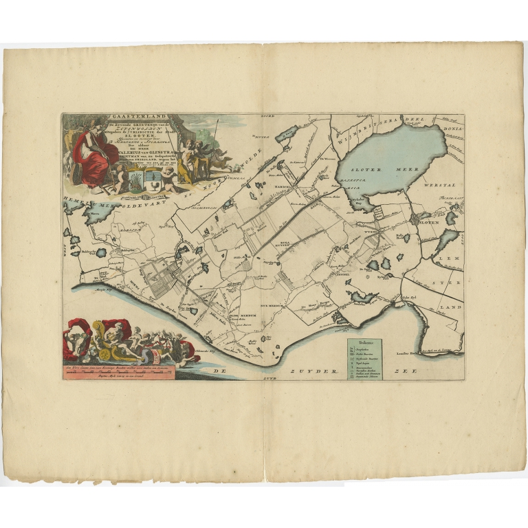 Gaasterland de Zevende Grietenije van de Zevenwolden (..) - Halma (1718)