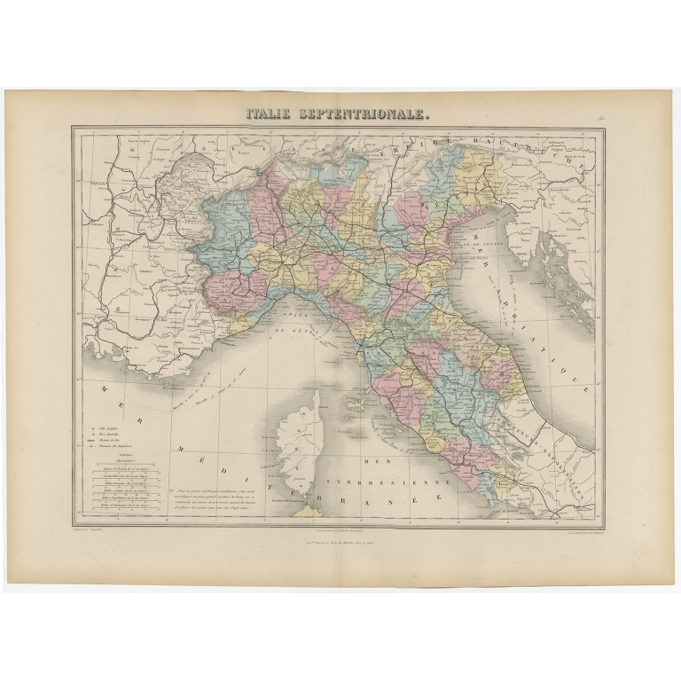 Italie Septentrionale - Migeon (1880)