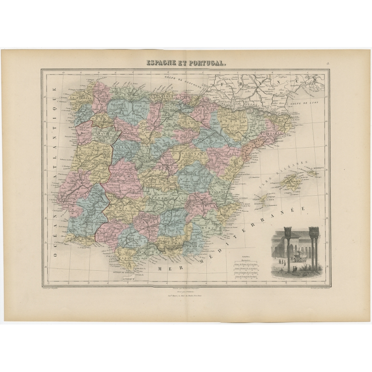 Espagne et Portugal - Migeon (1880)
