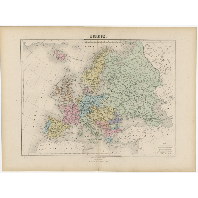 Europe - Migeon (1880)