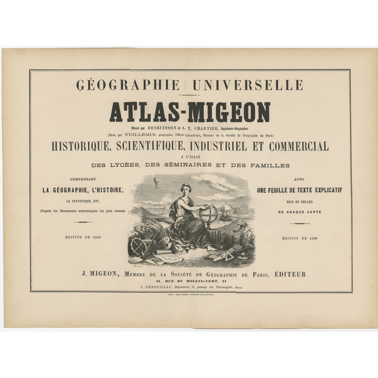 Géographie Universelle - Migeon (1880)