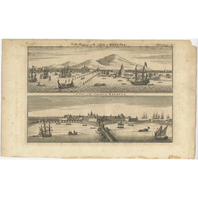 A Prospect of the Town of Batavia - Bowen (1744)