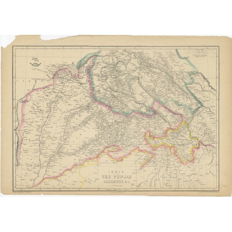 India The Punjab Cashmere - Weller (c.1863)