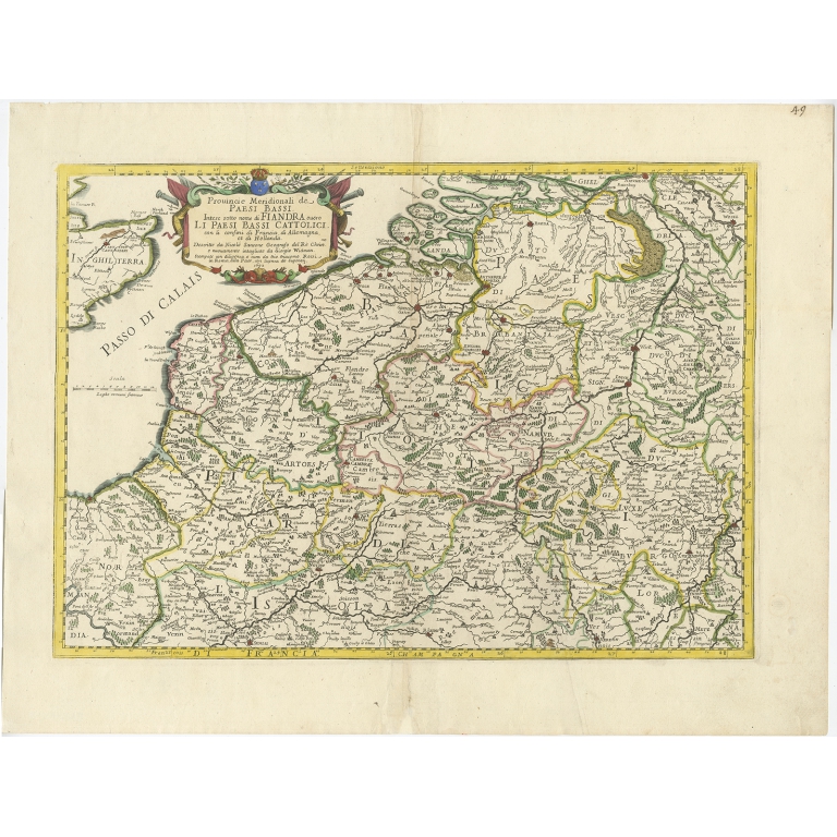 Provincie Meridionali de Paesi Bassi (..) - Rossi (1692)