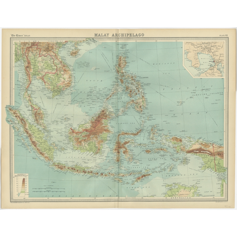 Malay Archipelago - Bartholomew (1922)
