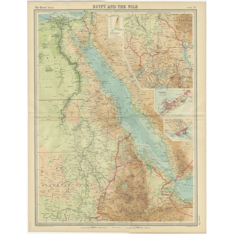 Egypt and the Nile - Bartholomew (1922)