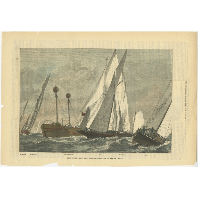 Royal Victoria Yacht Club - London News (1877)