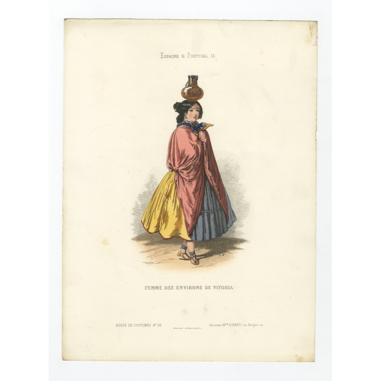 Femme des Environs de Vitoria - Aubert (1850)