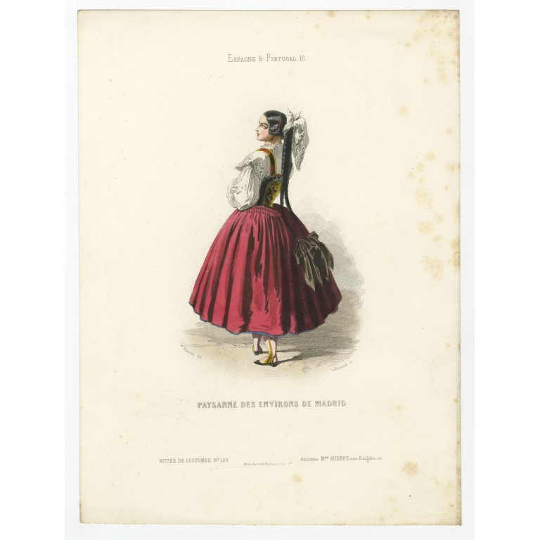 Paysanne des Environs de Madrid - Aubert (1850)