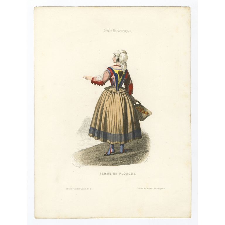 Femme de Ploaghe - Aubert (1850)